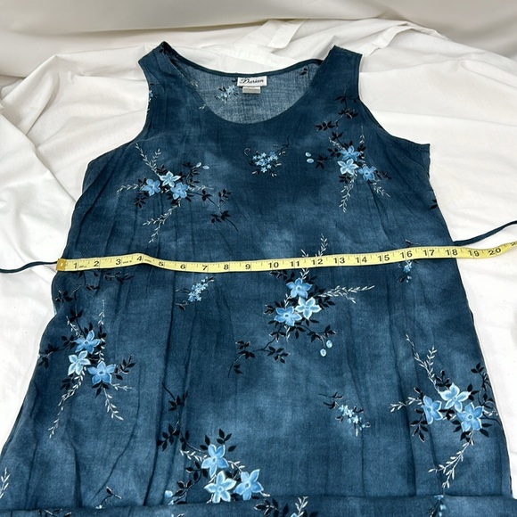 Vintage Darian Maxi Sleeveless Floral Dress with Cardigan Sweater Set Size 12 - Picture 10 of 16